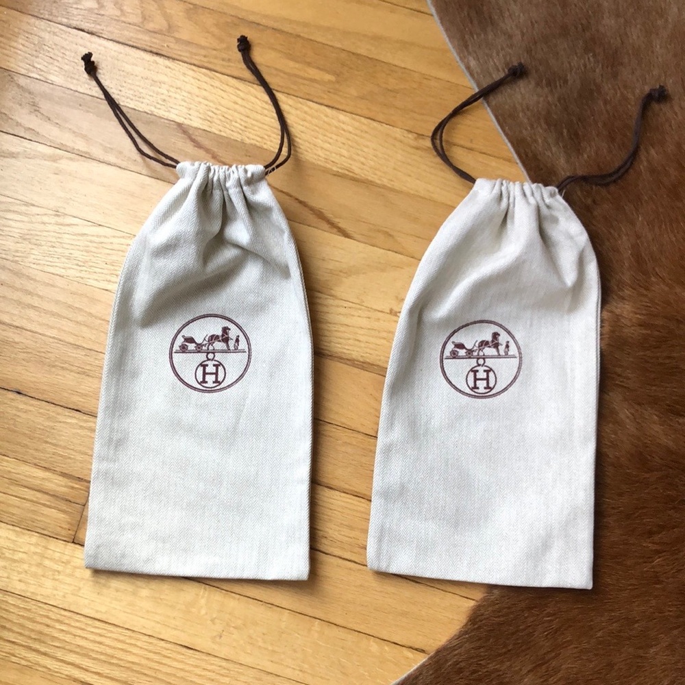 Bundle of 2 Hermes dust bags